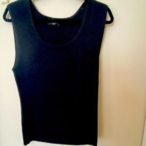 Black Finnity blouse with metallic shine. Large